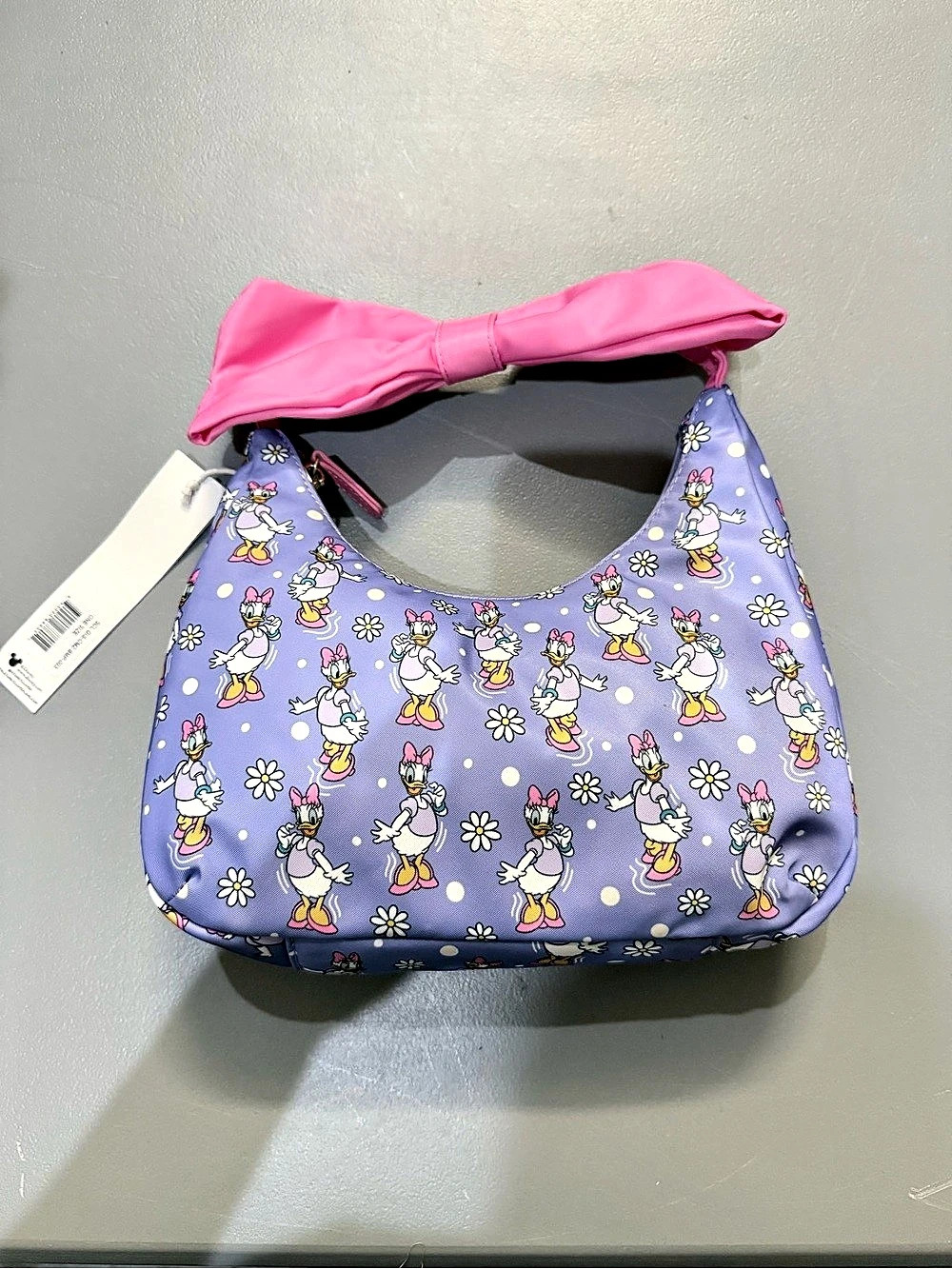 Stoney Clover Lane Disney Daisy purple shoulder bag